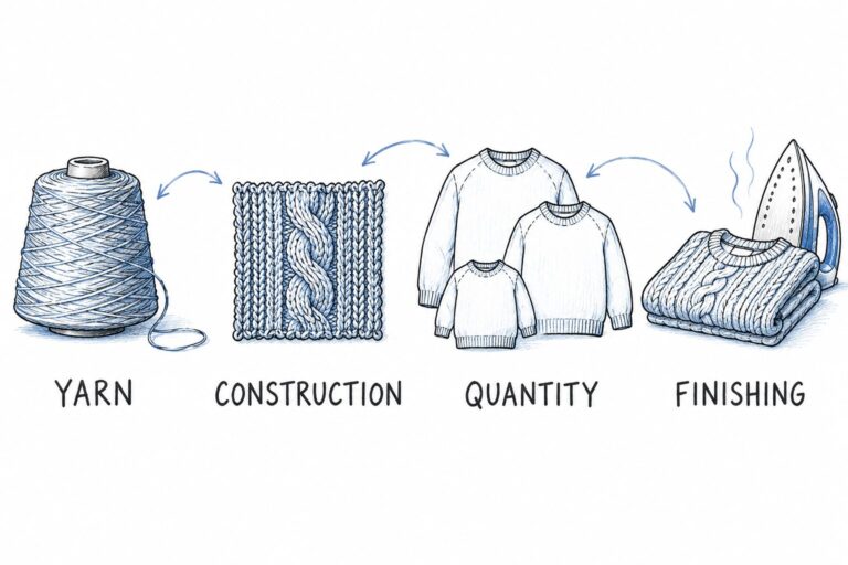 What Affects a Custom Knitwear Quotation?