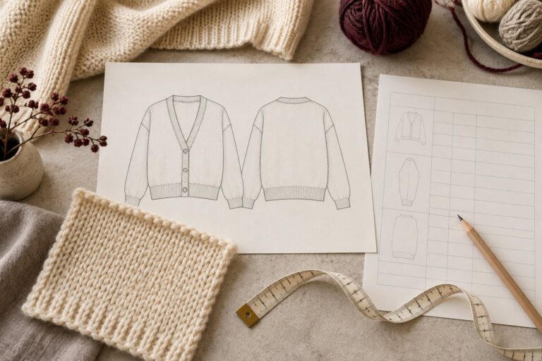 A Knitwear Tech Pack Checklist for the First Sample