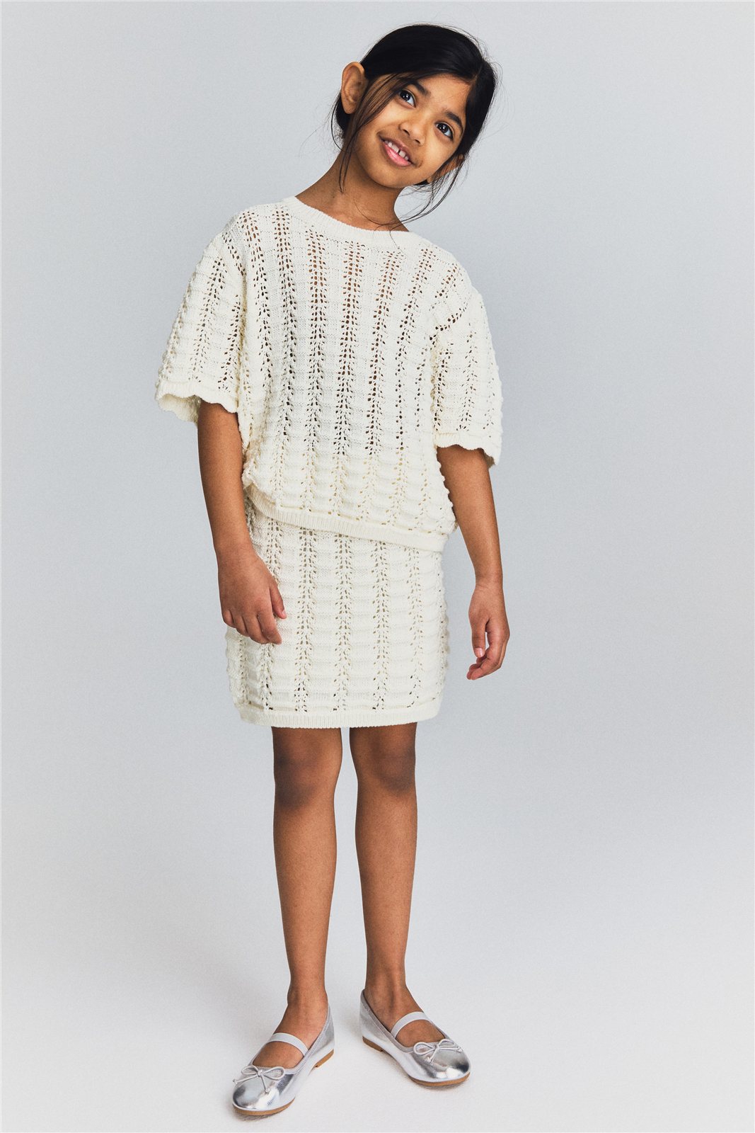 Openwork Knit Dress — knitwear style reference