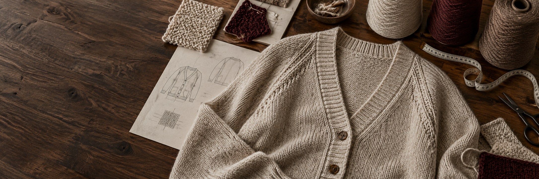 Knitwear sample and development references