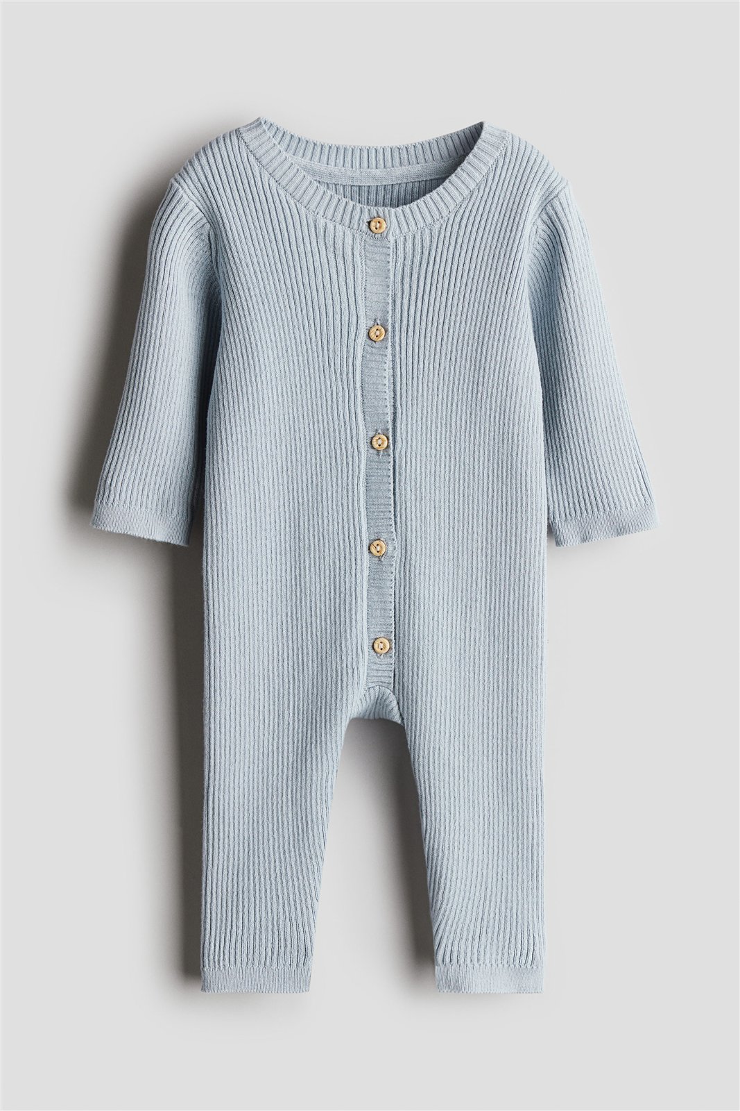 Ribbed Knit Romper — knitwear style reference